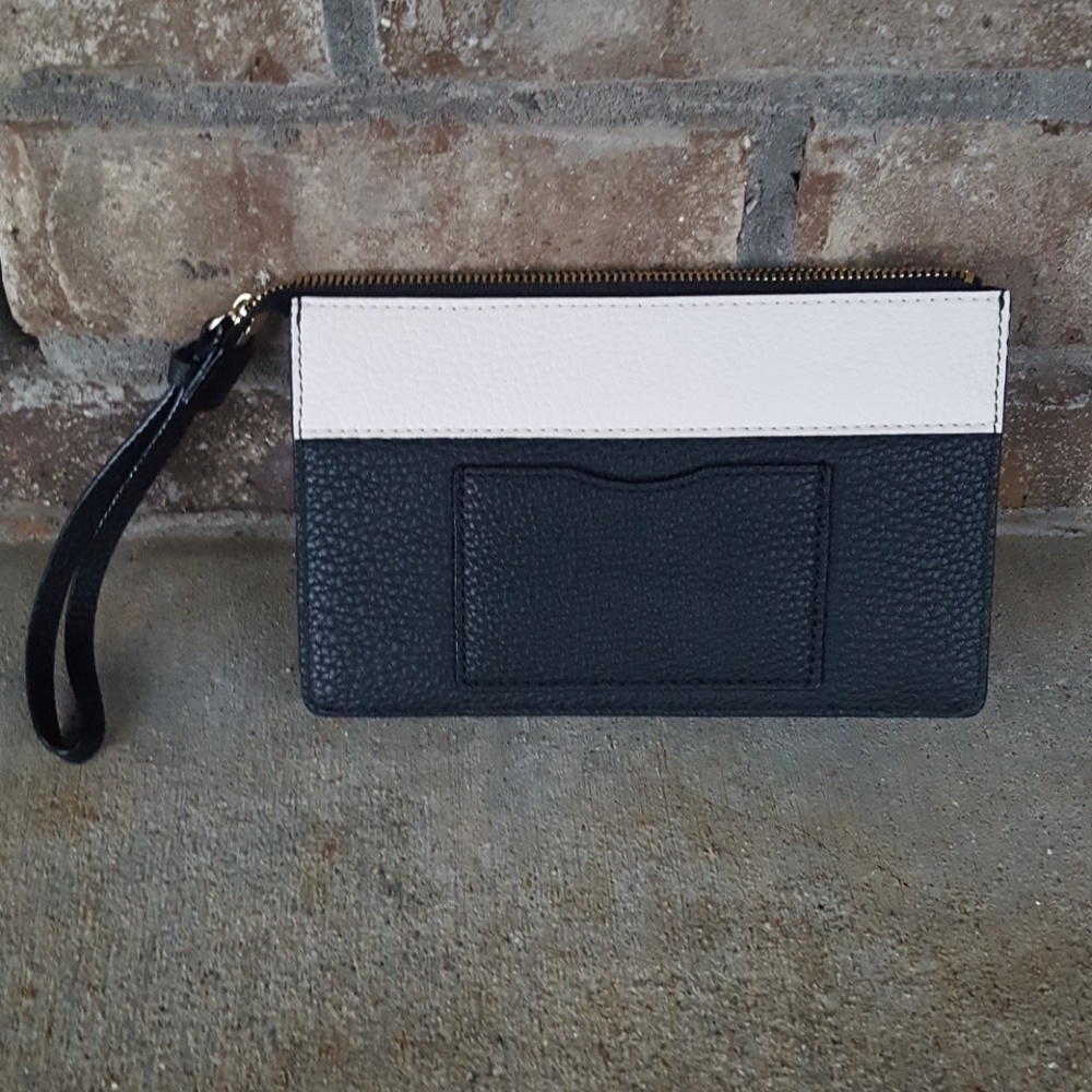 Kate Spade Black and Nude Leather Clutch - Picture 4 of 5